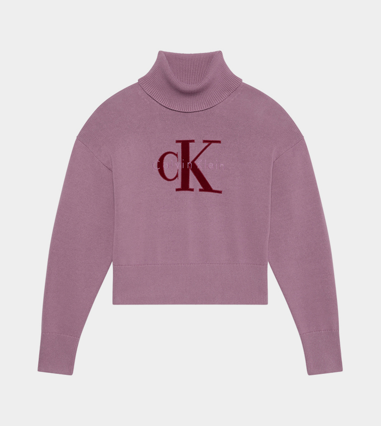 Calvin Klein  Turtleneck Sweaters - Pink Turtle neck Sweaters