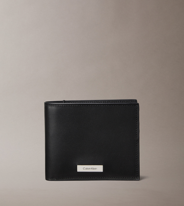 Plaque Logo Bill-Fold Wallet