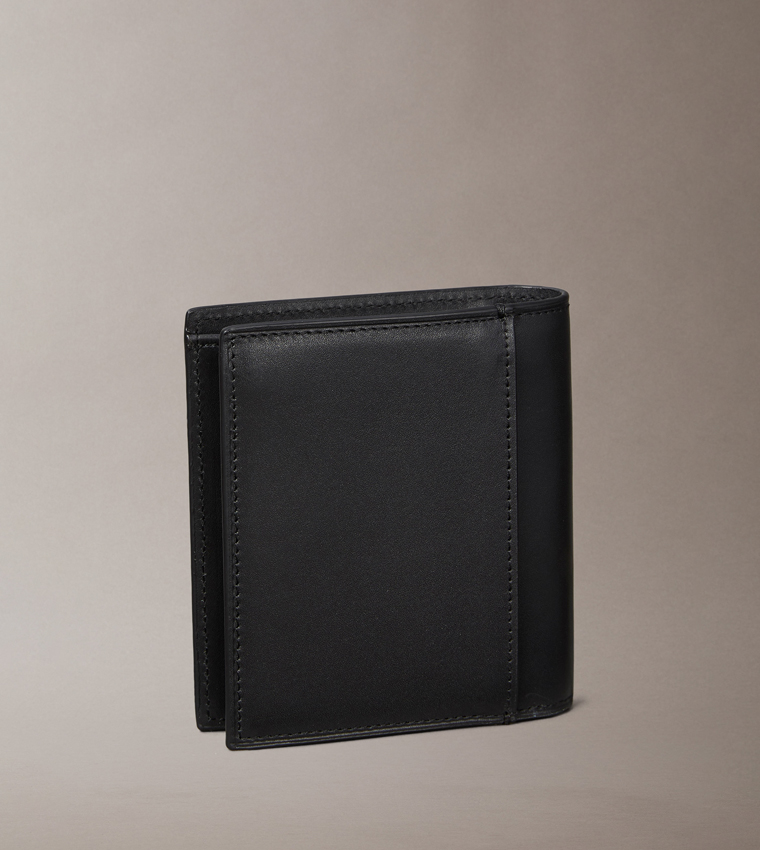 Plaque Logo Slim Wallet