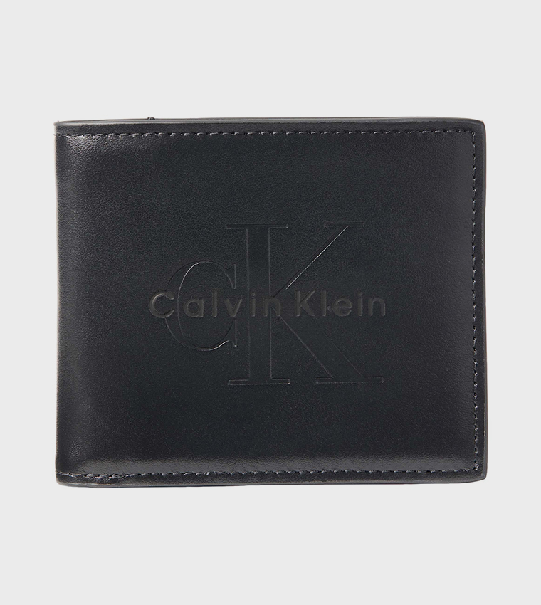 محفظة بطية بشعار 