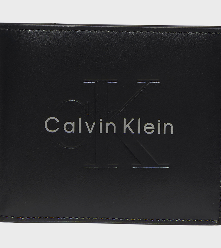 محفظة بطية بشعار 