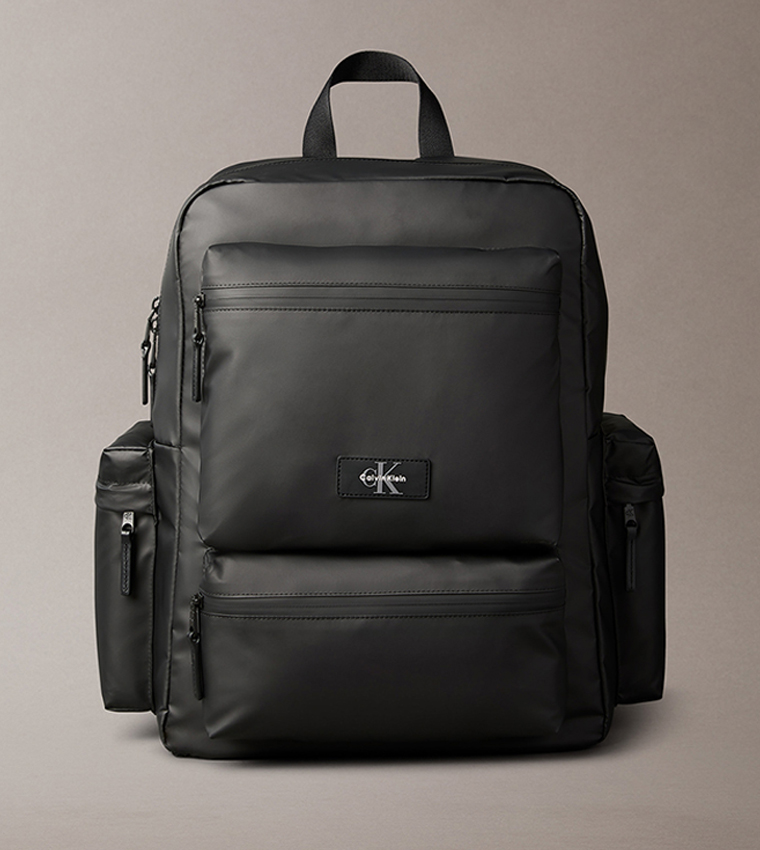 Label Detail Utility Pocket Backpack