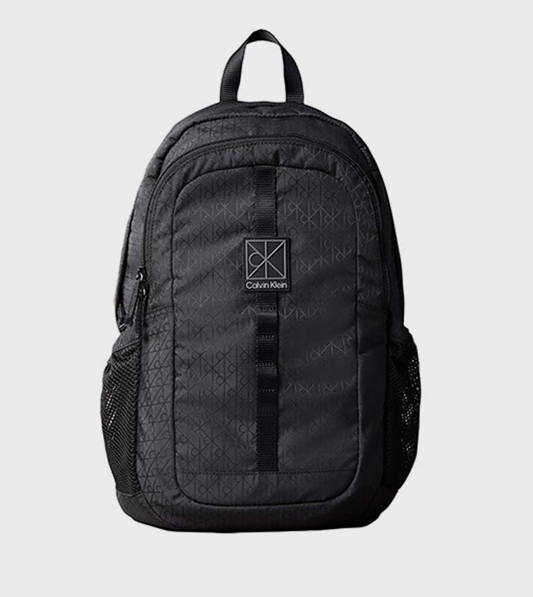 Monogram Zip Backpack