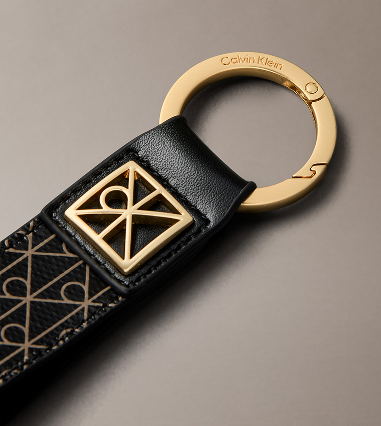 Emblem Card Holder with Keychain