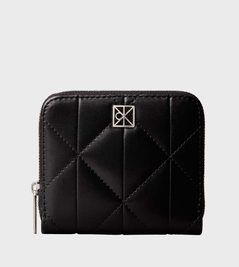Quilted Zip-Around Wallet
