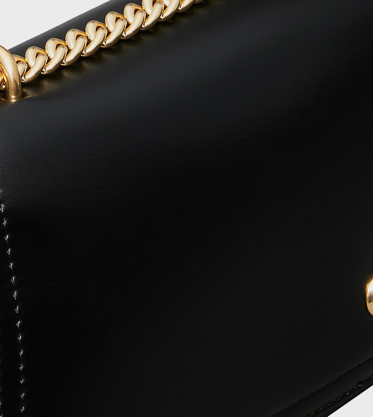 Monogram Flap Chain Strap Shoulder Bag