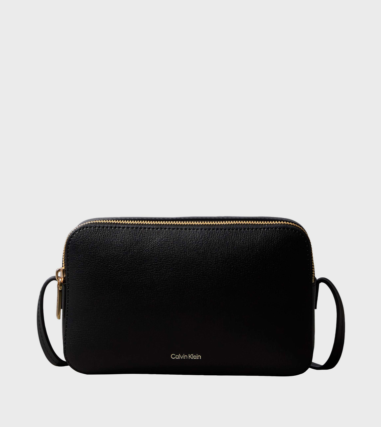 Foil Logo Elongated Crossbody Bag