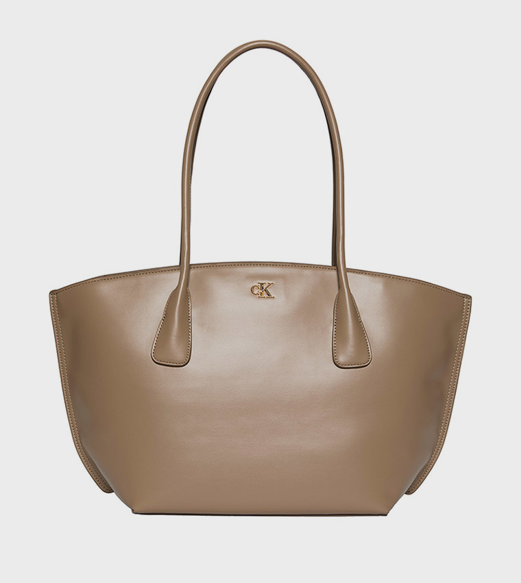 Logo Detail Dome Tote Bag