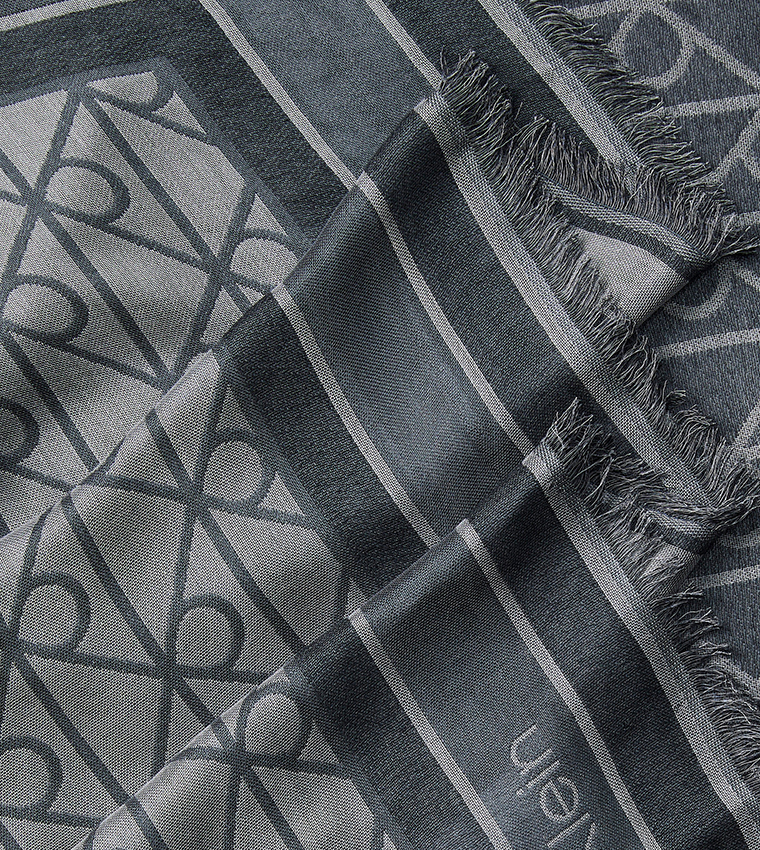 Monogram Print Scarf