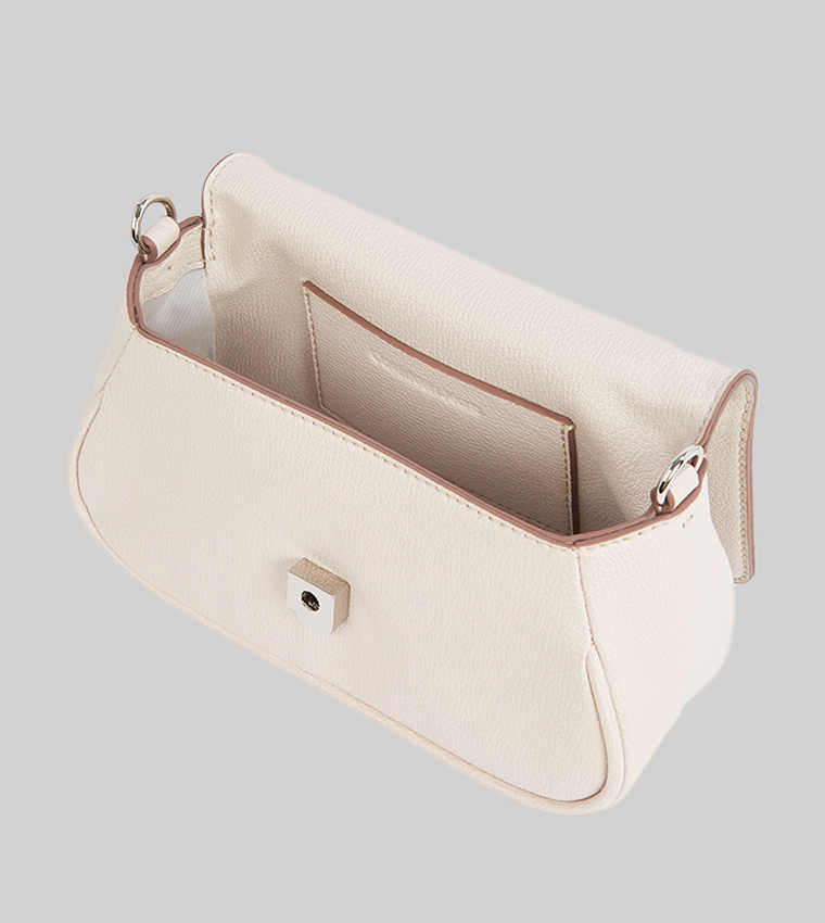 Solid Chain Strap Shoulder Bag