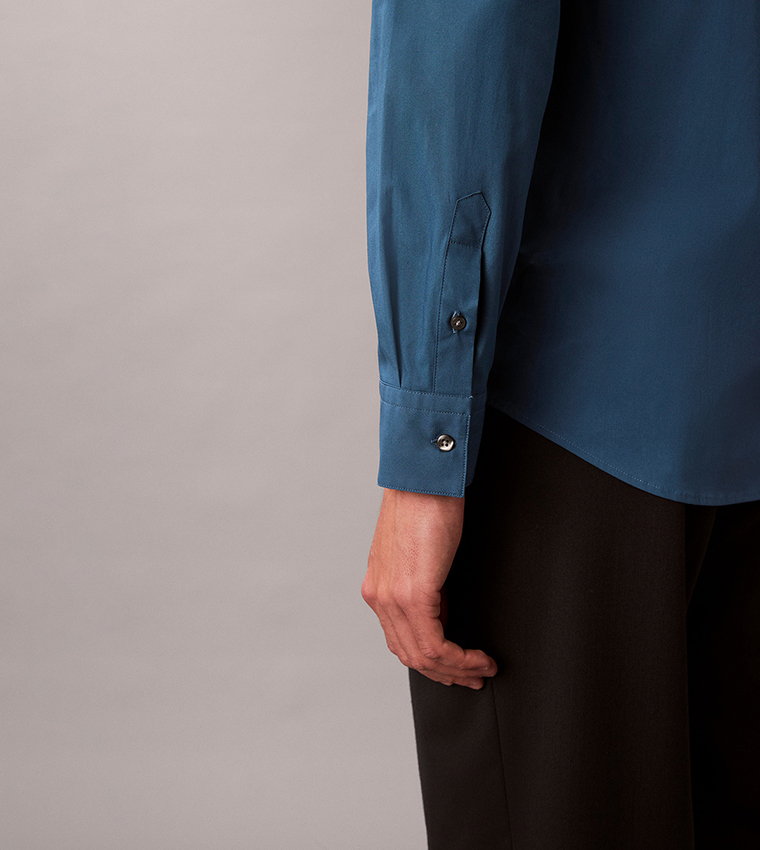 Logo Embroidered Long Sleeves Shirt