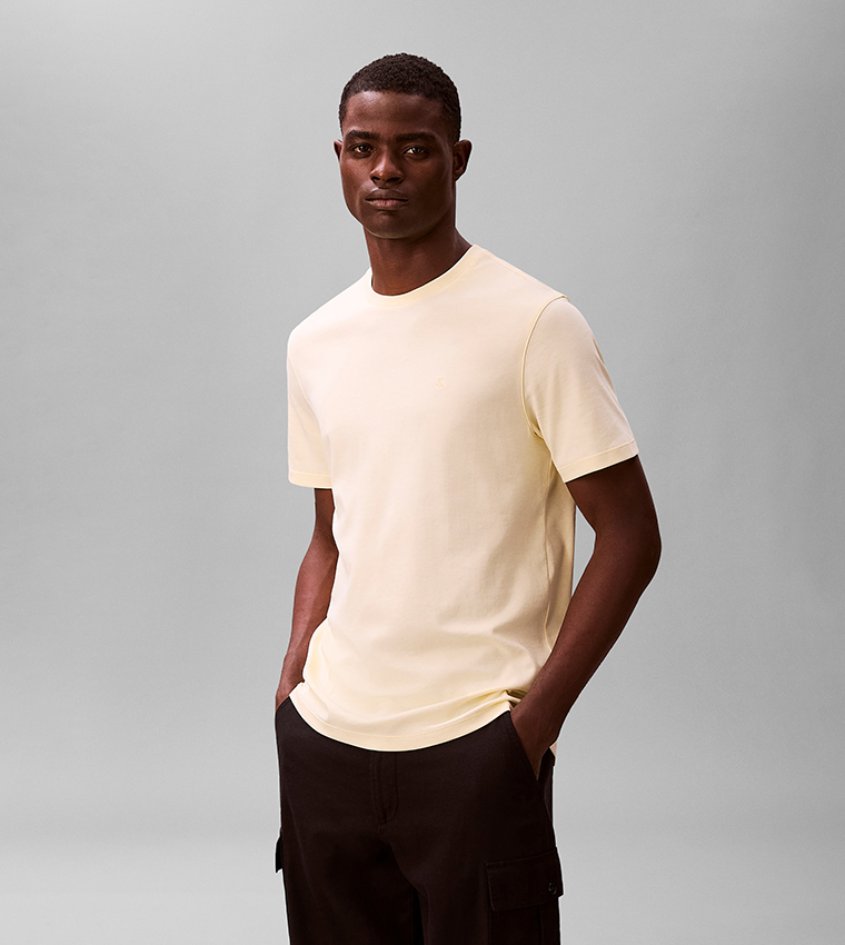 Logo Embroidered Crew Neck T-Shirt