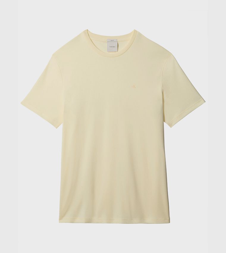 Logo Embroidered Crew Neck T-Shirt