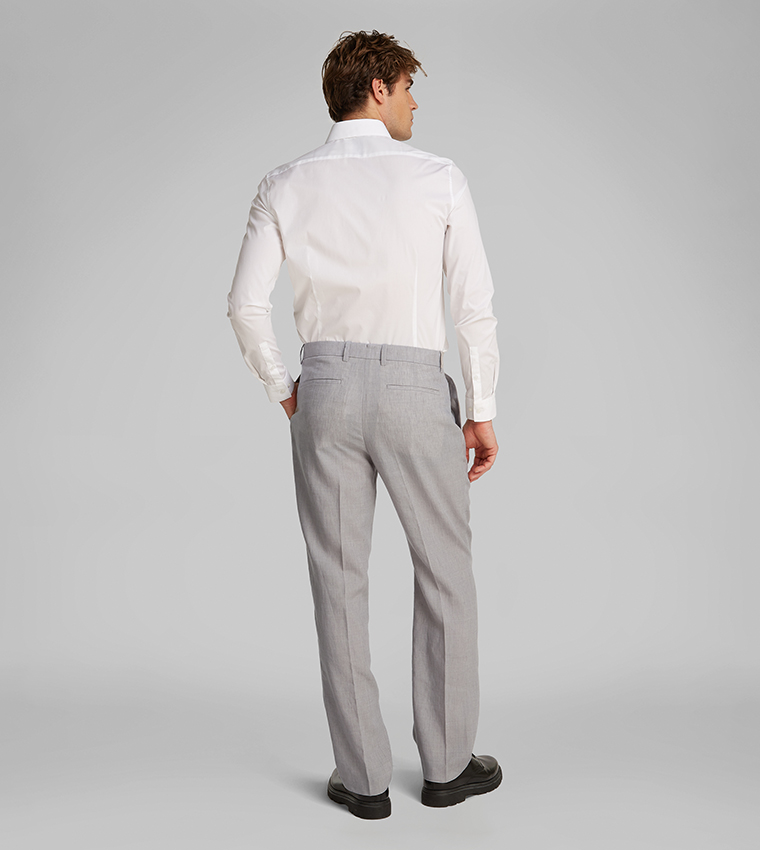Traveler Linen Pleated Trousers