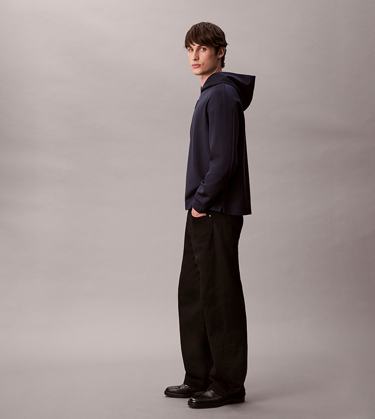 Solid Long Sleeves Oversized Hoodie