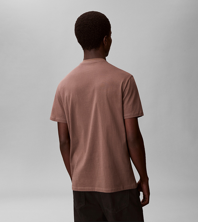 Logo Embossed Crew Neck T-Shirt
