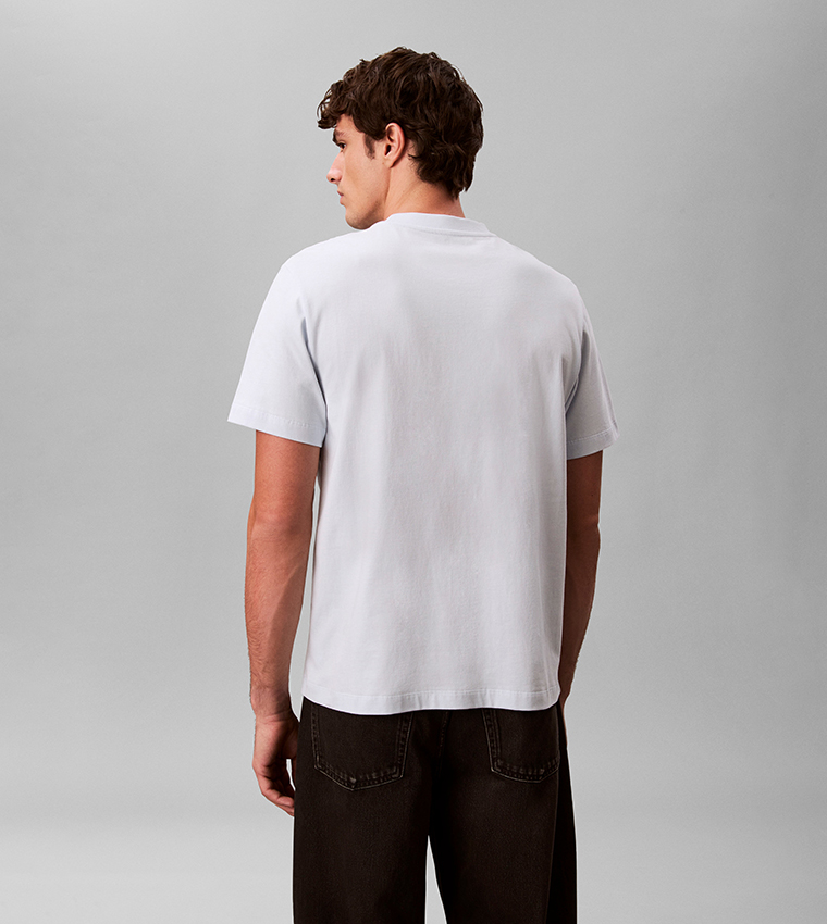 Logo Embossed Crew Neck T-Shirt