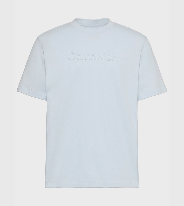 Logo Embossed Crew Neck T-Shirt