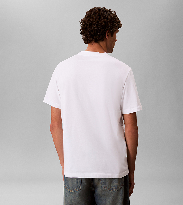 Logo Embossed Crew Neck T-Shirt
