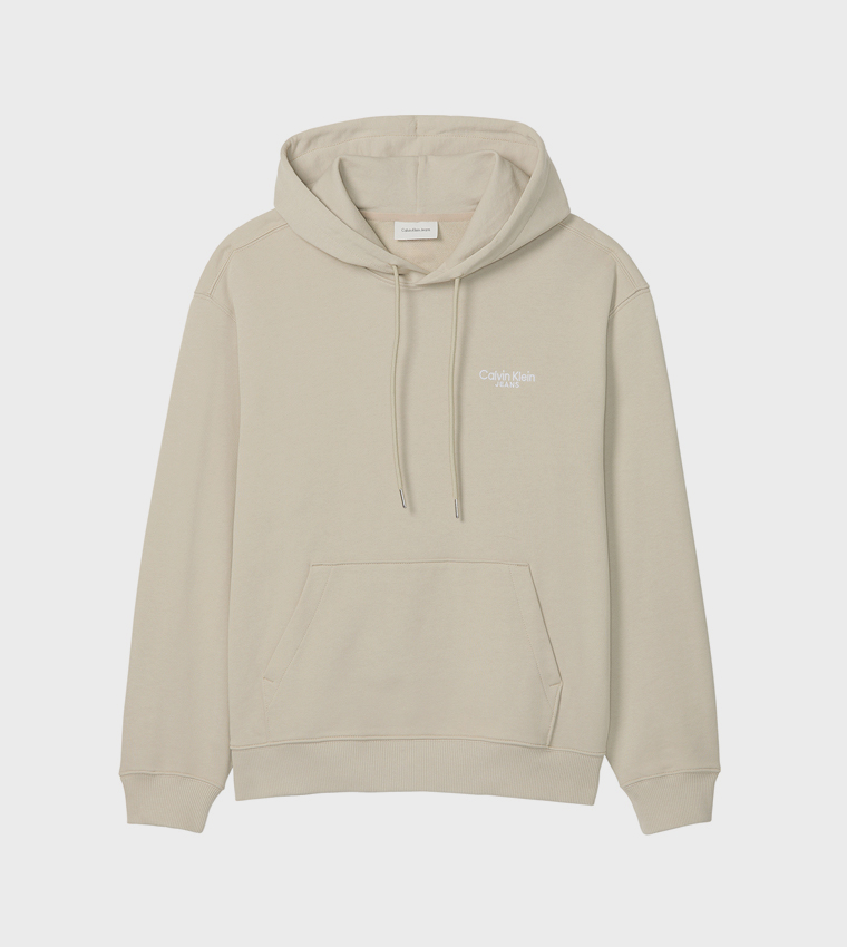 هودي كم طويل بطبعة شعار 