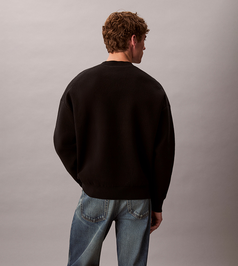 Graphic Crew Neck Sweater