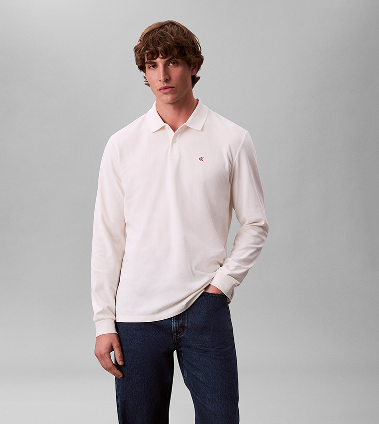 Long Sleeves Pique Polo T-Shirt