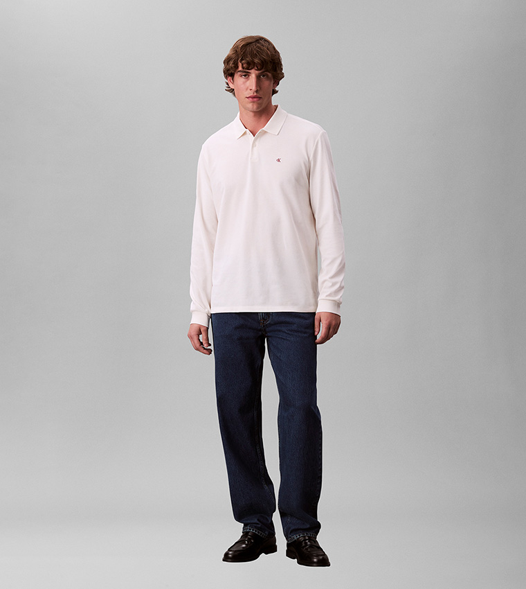 Long Sleeves Pique Polo T-Shirt