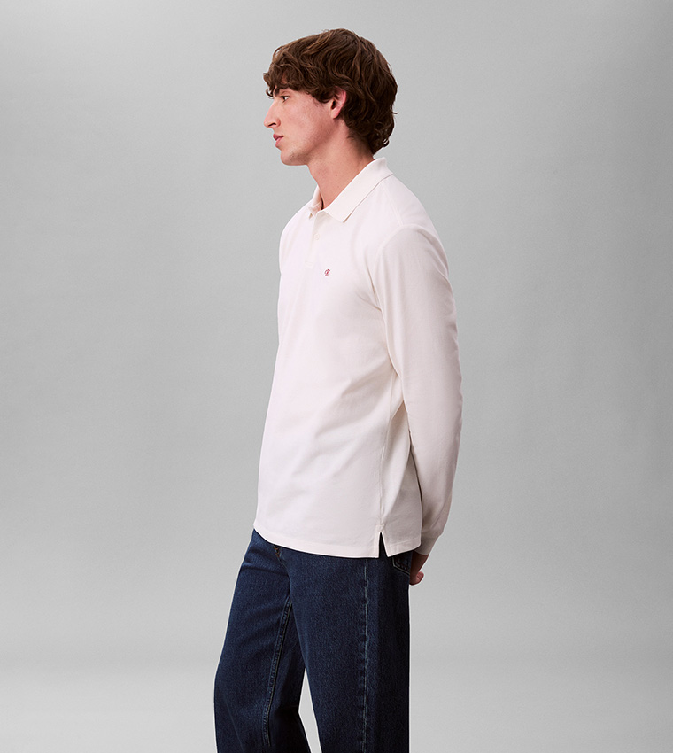 Long Sleeves Pique Polo T-Shirt