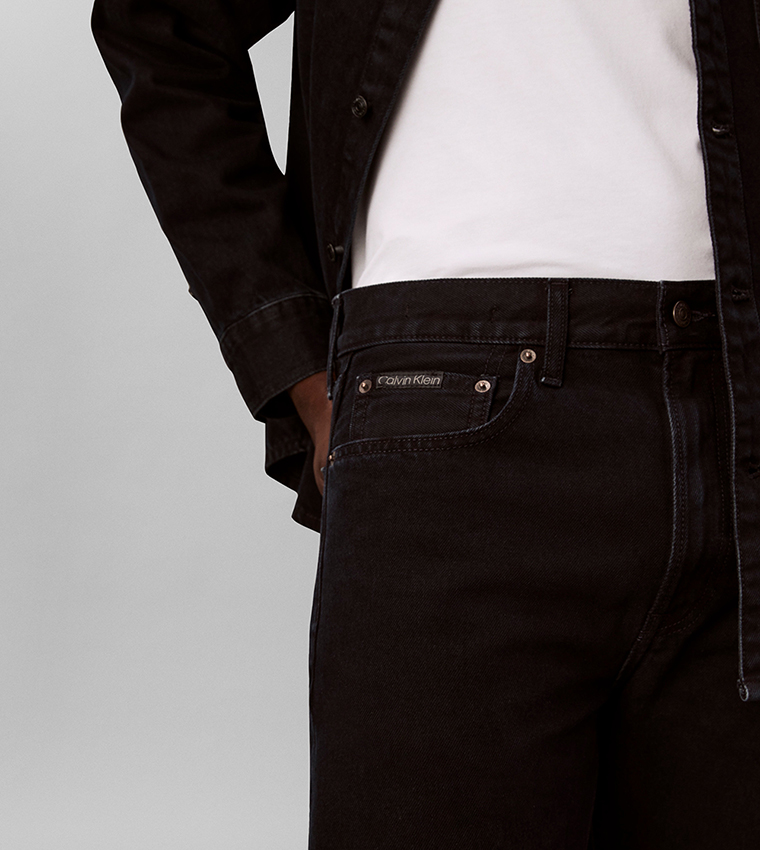 كالفن كلاين جينز  جينزات قصة مستقيمة - أزرق Straight Jeans