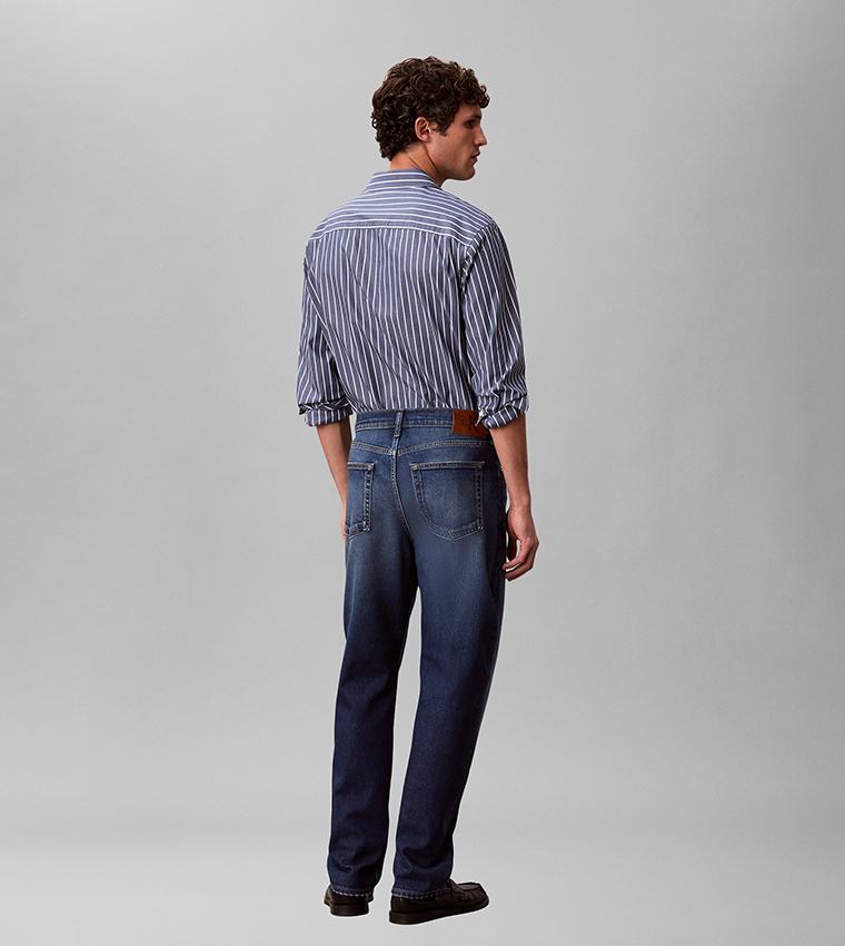 كالفين كلاين  جينزات قصة مستقيمة - أزرق Straight Jeans