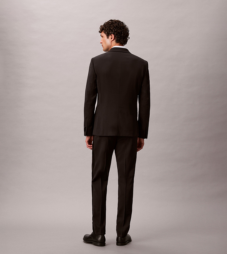 Solid Single Breasted Blazer