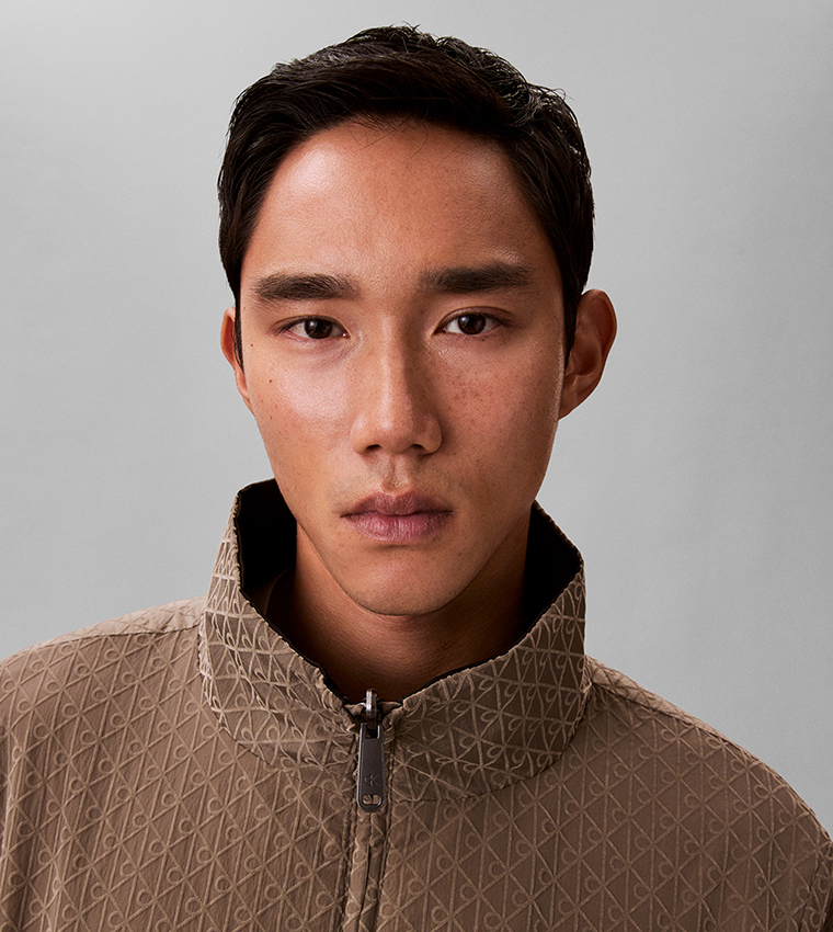 Monogram Zip Casual Jacket