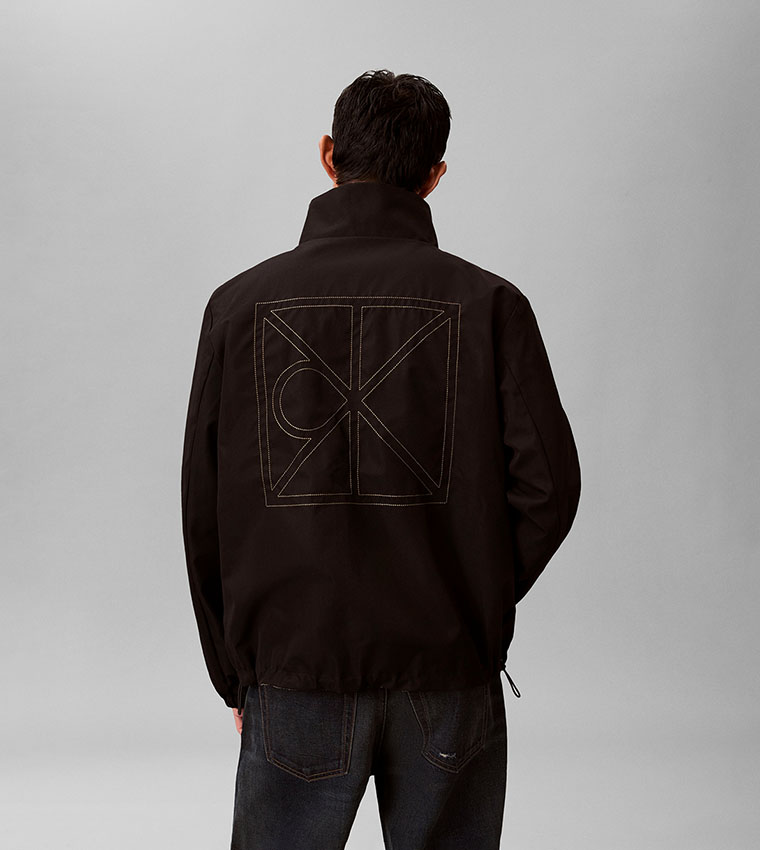 Monogram Zip Casual Jacket