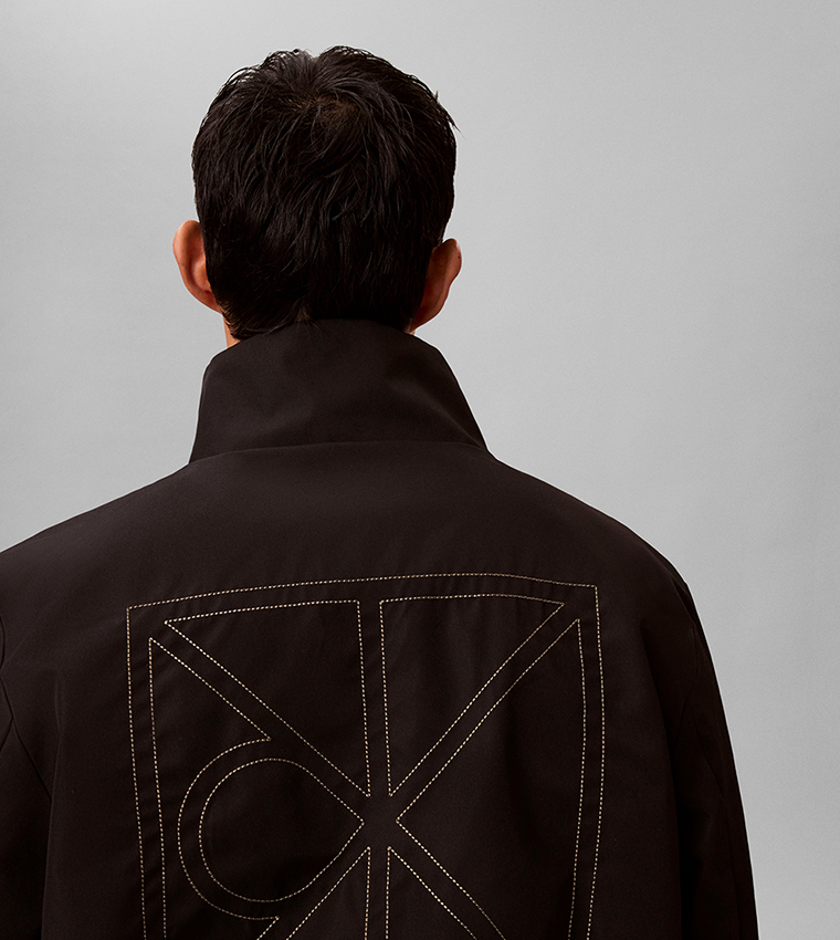 Monogram Zip Casual Jacket