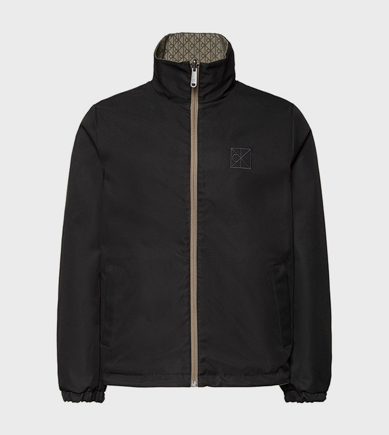 Monogram Zip Casual Jacket