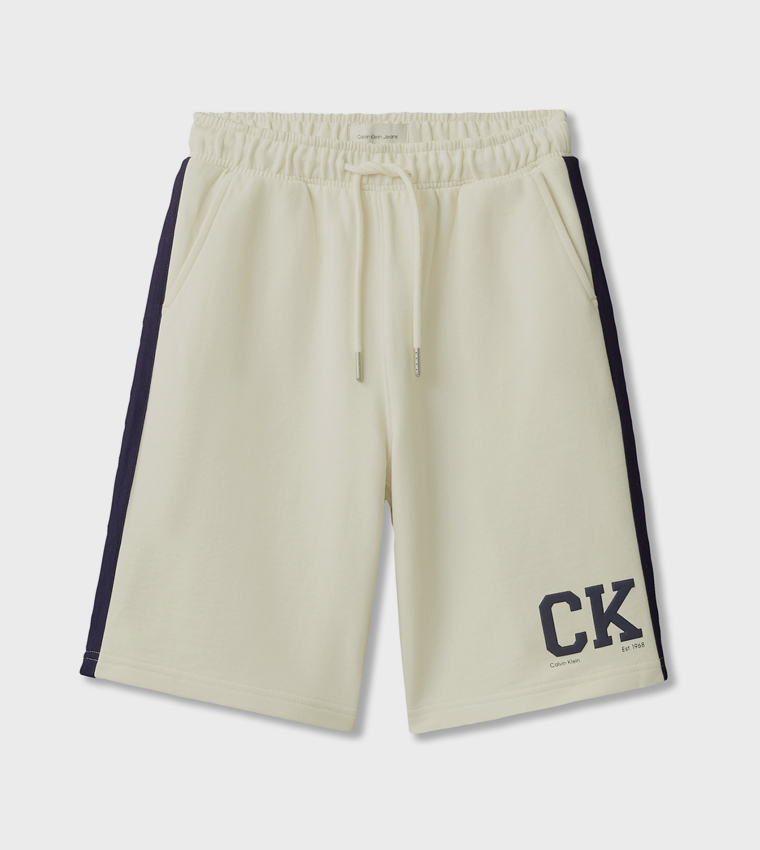 Graphic Drawstring Shorts