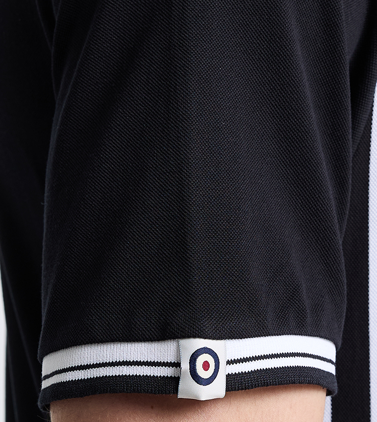 Striped Short Sleeves Polo T-Shirt