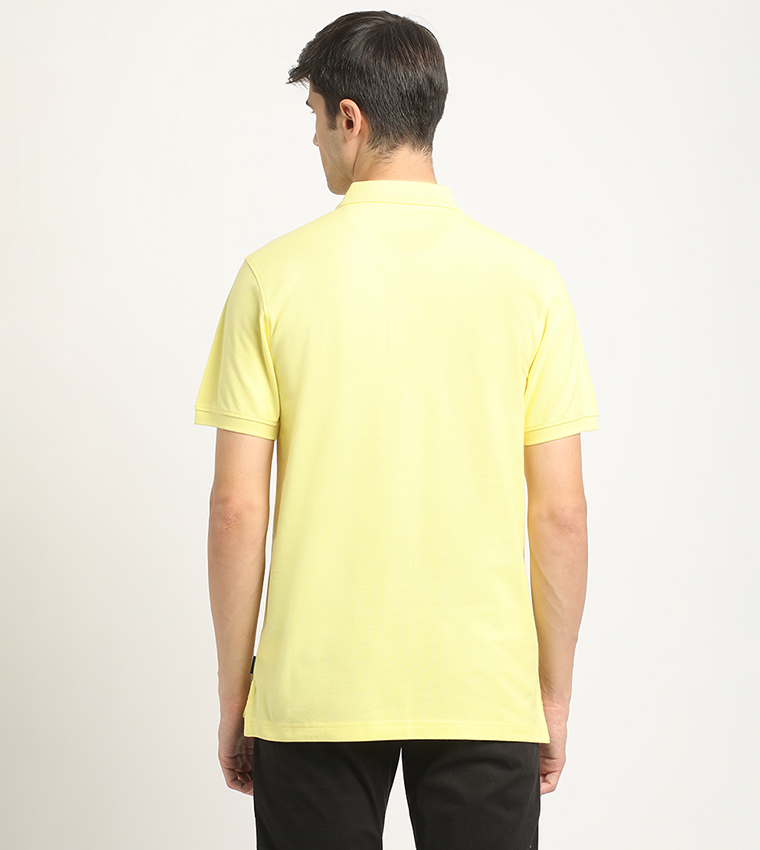 Logo Detail Pique Polo T-Shirt