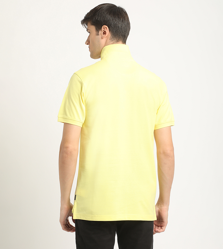 Logo Detail Pique Polo T-Shirt