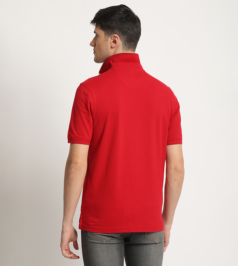 Logo Embroidered Polo T-Shirt