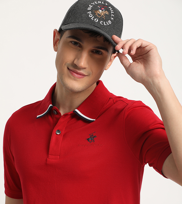 Logo Embroidered Polo T-Shirt