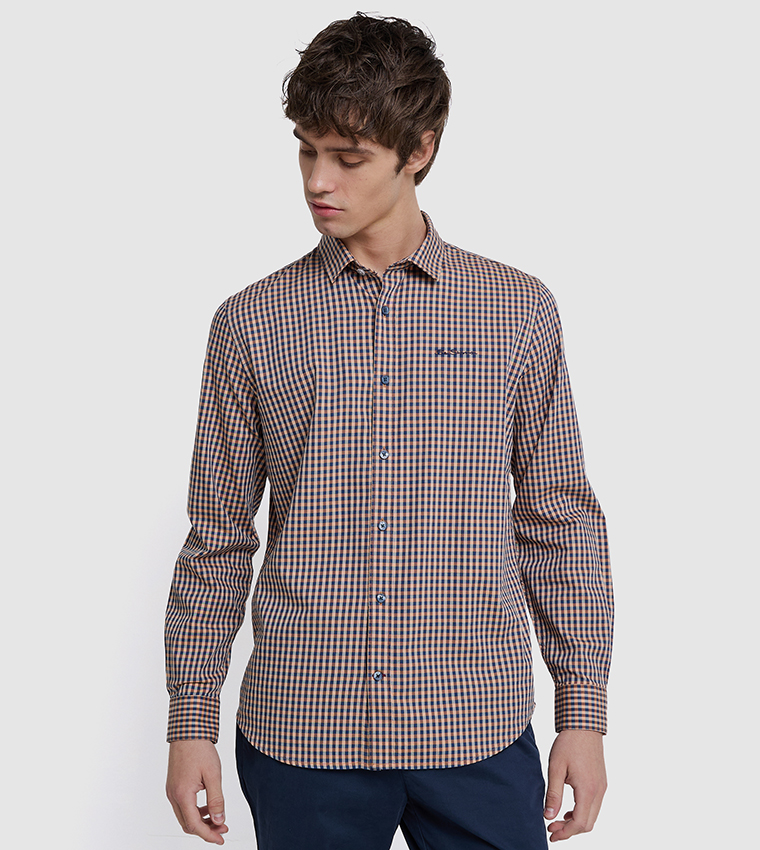 Classic Vichcy Checkered Long Sleeves Shirt