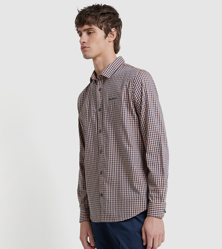 Classic Vichcy Checkered Long Sleeves Shirt
