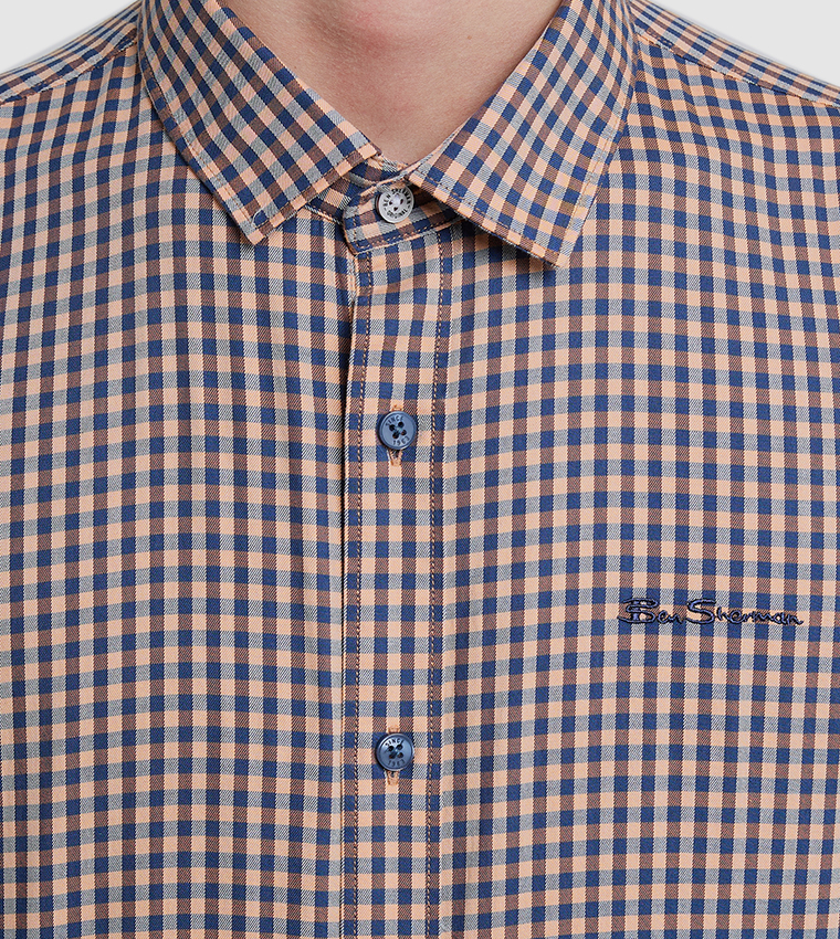 Classic Vichcy Checkered Long Sleeves Shirt