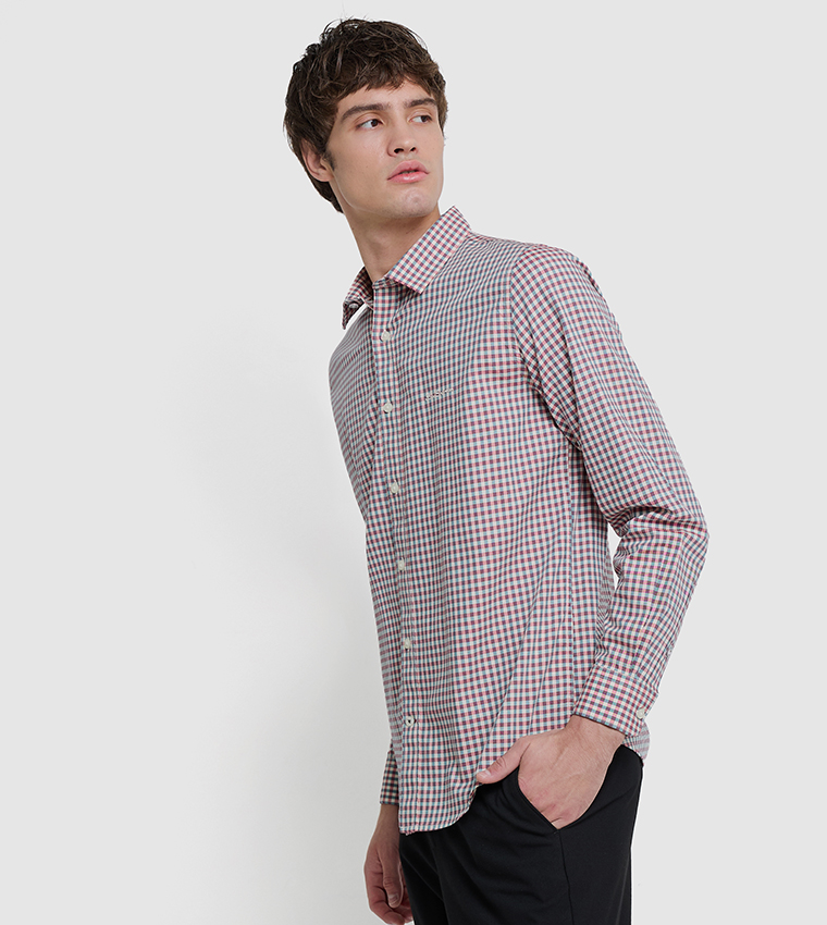 Classic Vichcy Checkered Long Sleeves Shirt