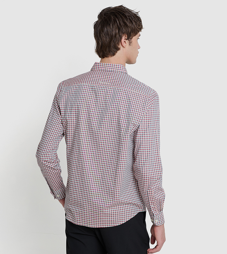 Classic Vichcy Checkered Long Sleeves Shirt