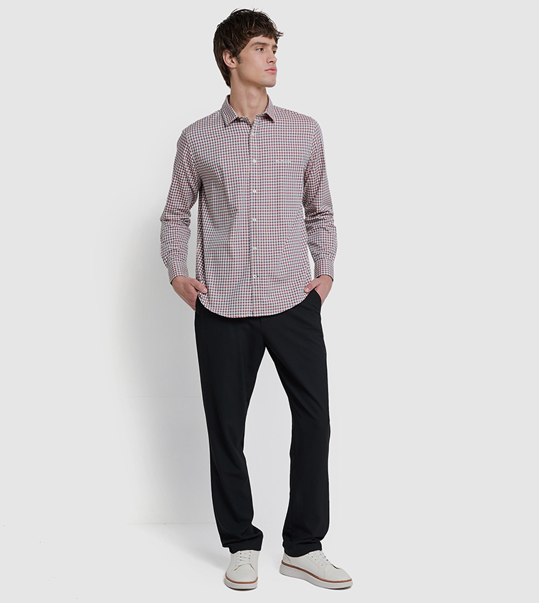 Classic Vichcy Checkered Long Sleeves Shirt