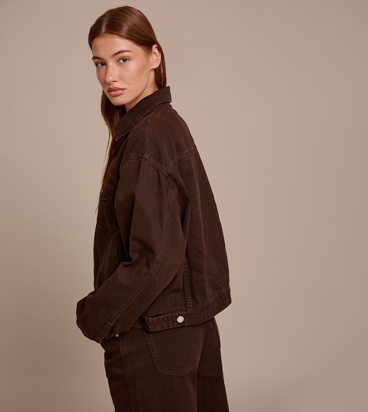 Washed Oversized Classic Denim Jacket