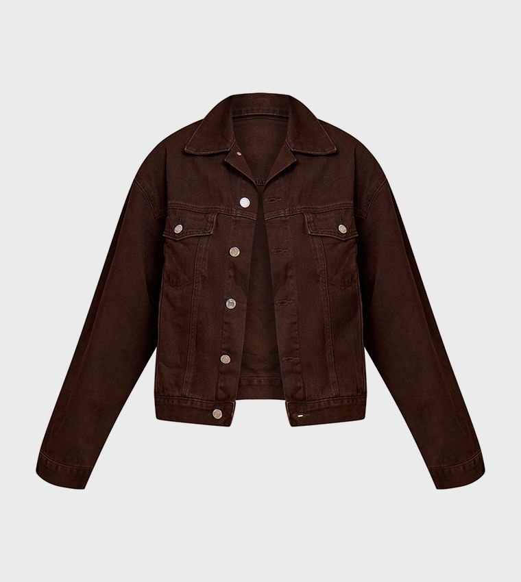 Washed Oversized Classic Denim Jacket