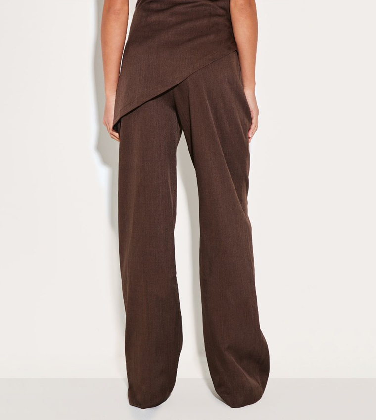 High Waist Wide Leg Trousers